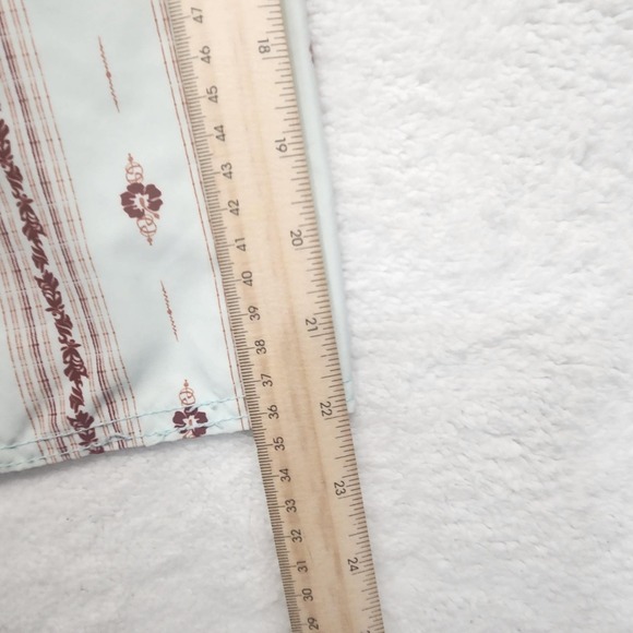 Reef Board Shorts‎ Mens Large Blue Brown Floral Hawaiian Swim Trunks Surf Beach - Picture 8 of 8